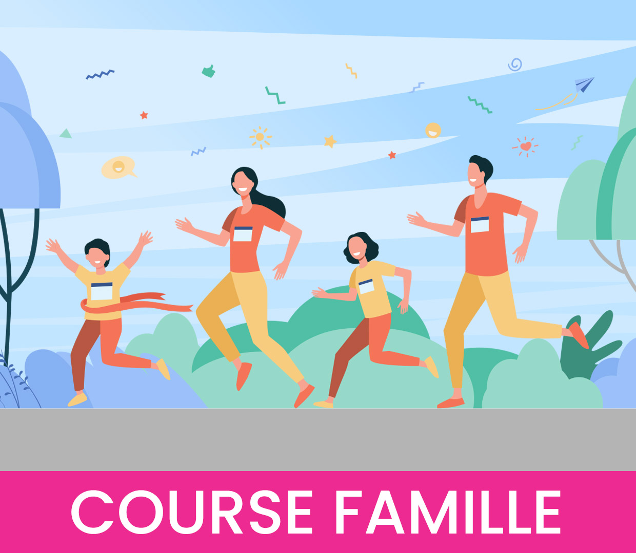 Les Foulées Châtillonnaises : course famille