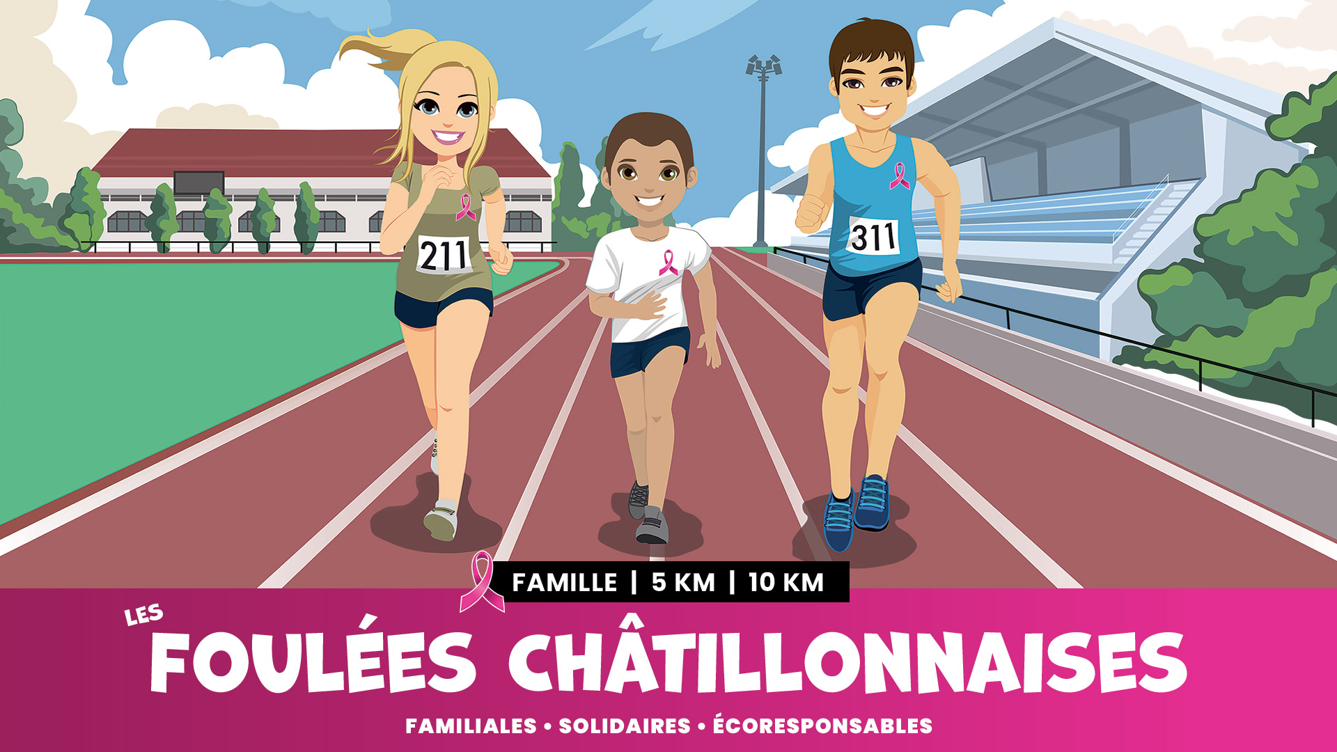 La course " Les Foulées Châtillonnaises " Edition 2023 proposé par l'OMEPS Châtillon