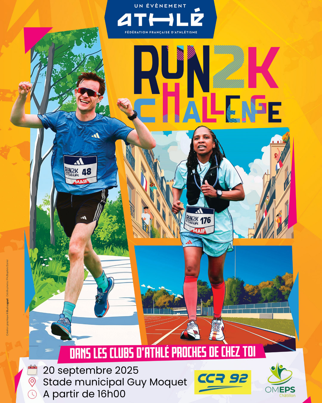 Run 2K CHALLENGE - Les Foulées Châtillonnaises