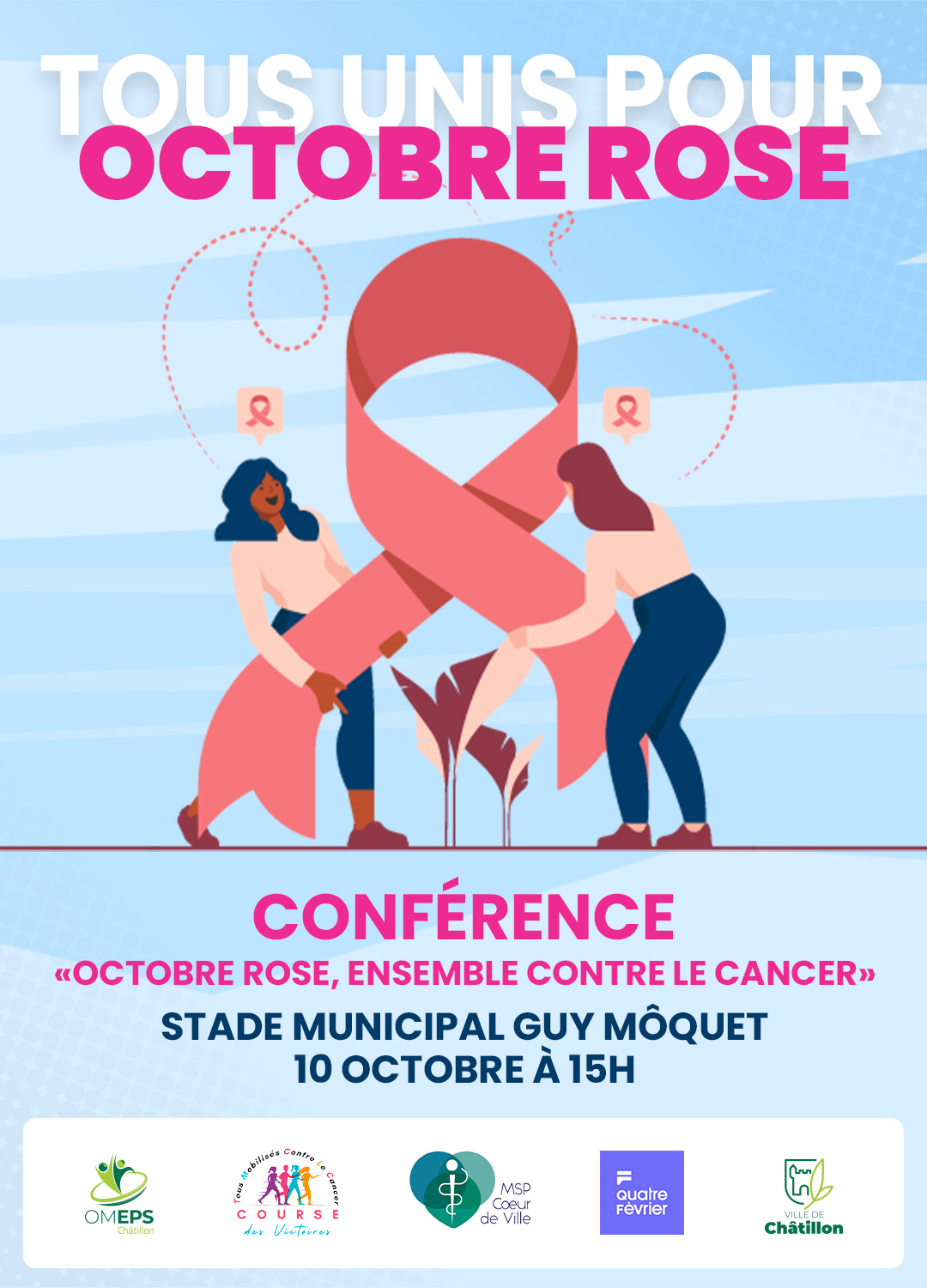 La conférence « Octobre Rose – Ensemble contre le cancer »