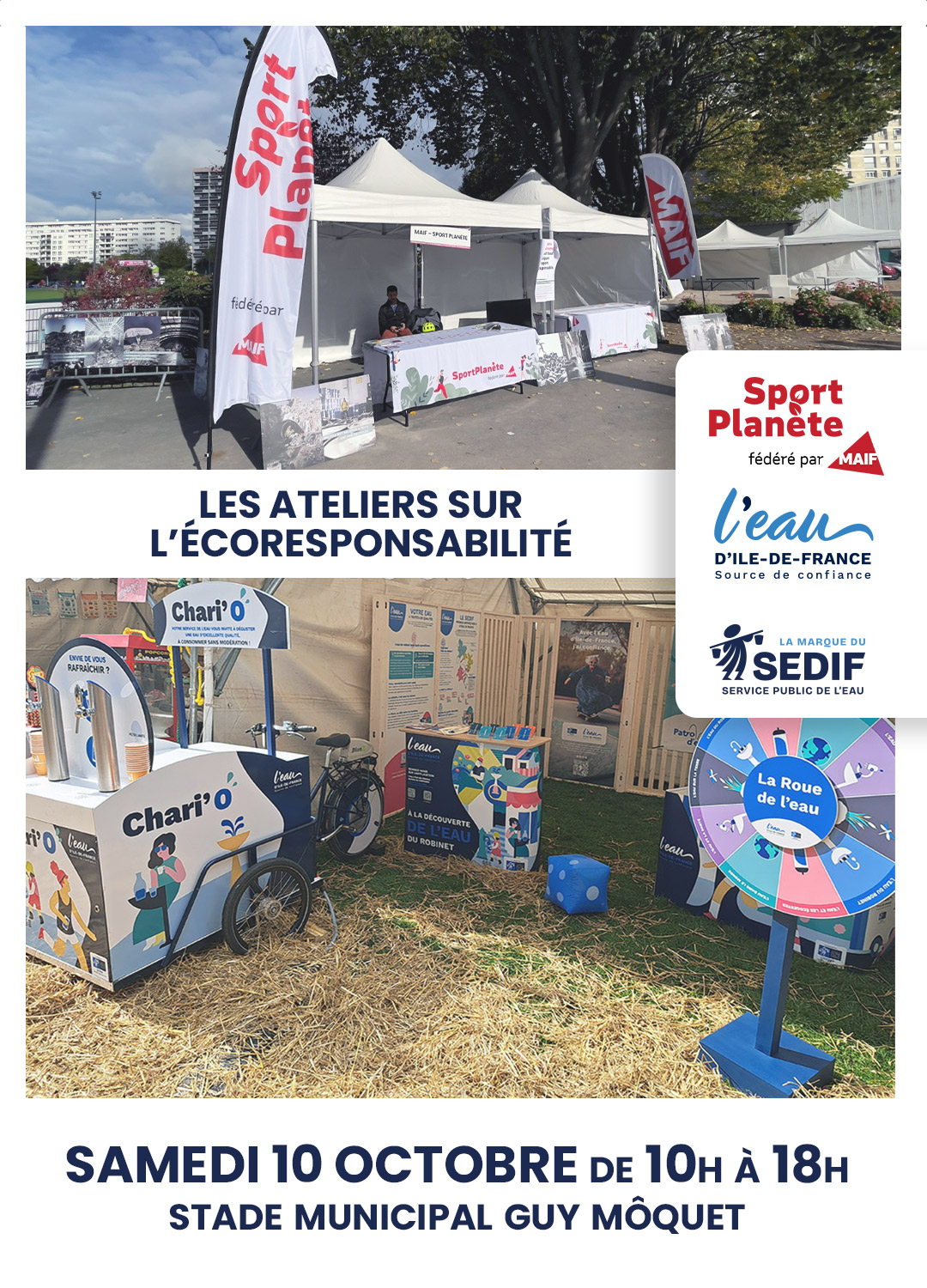Les ateliers sur l’écoresponsabilité avec la Maif et Sedif l’eau du robinet