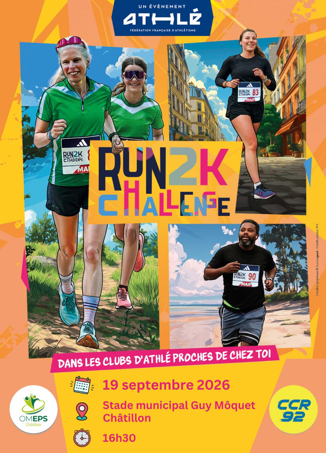 Run 2K Challenge | Les Foulées Châtillonnaises